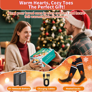 Amortherapie heated socks machine washable after removing batteries for easy care