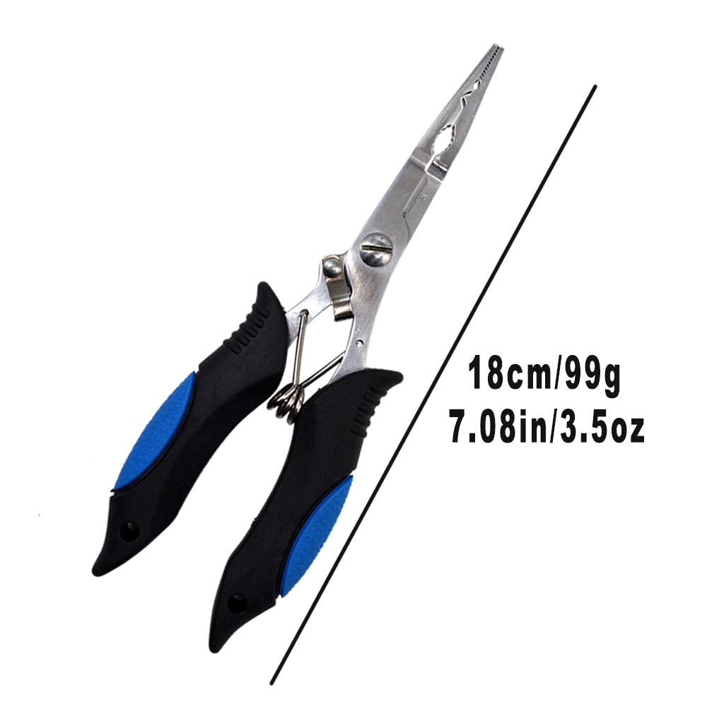 Stainless steel fishing pliers corrosion-resistant