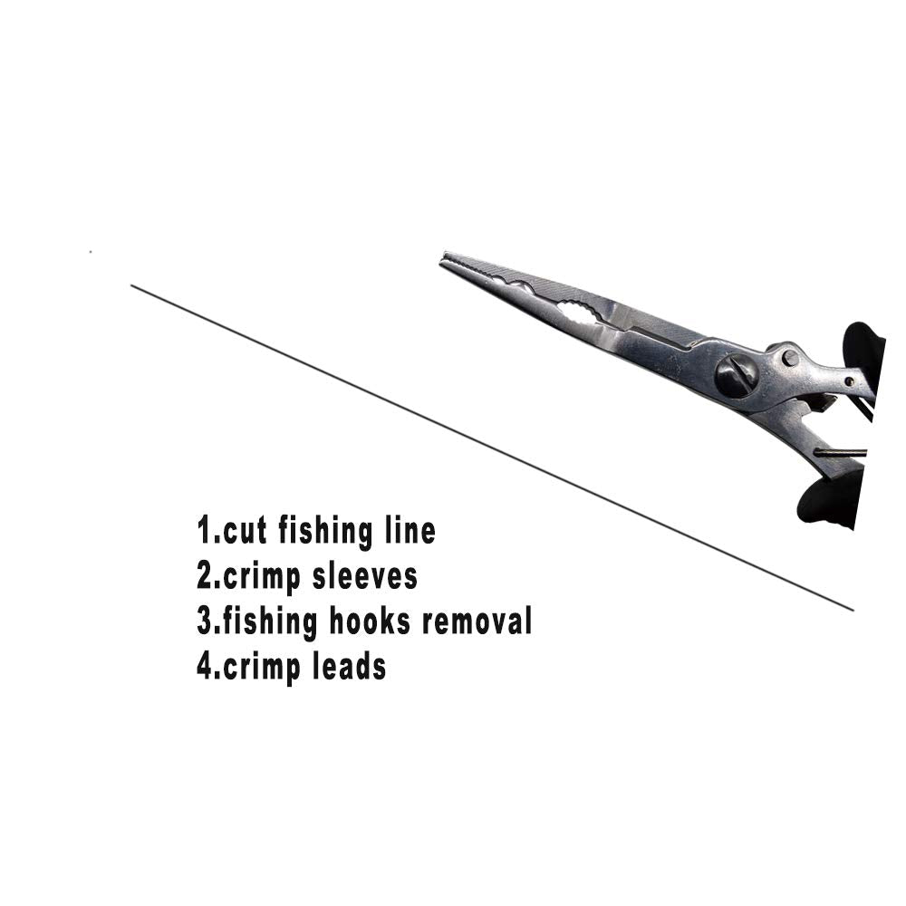 Needle-nose pliers for fishing line cutting