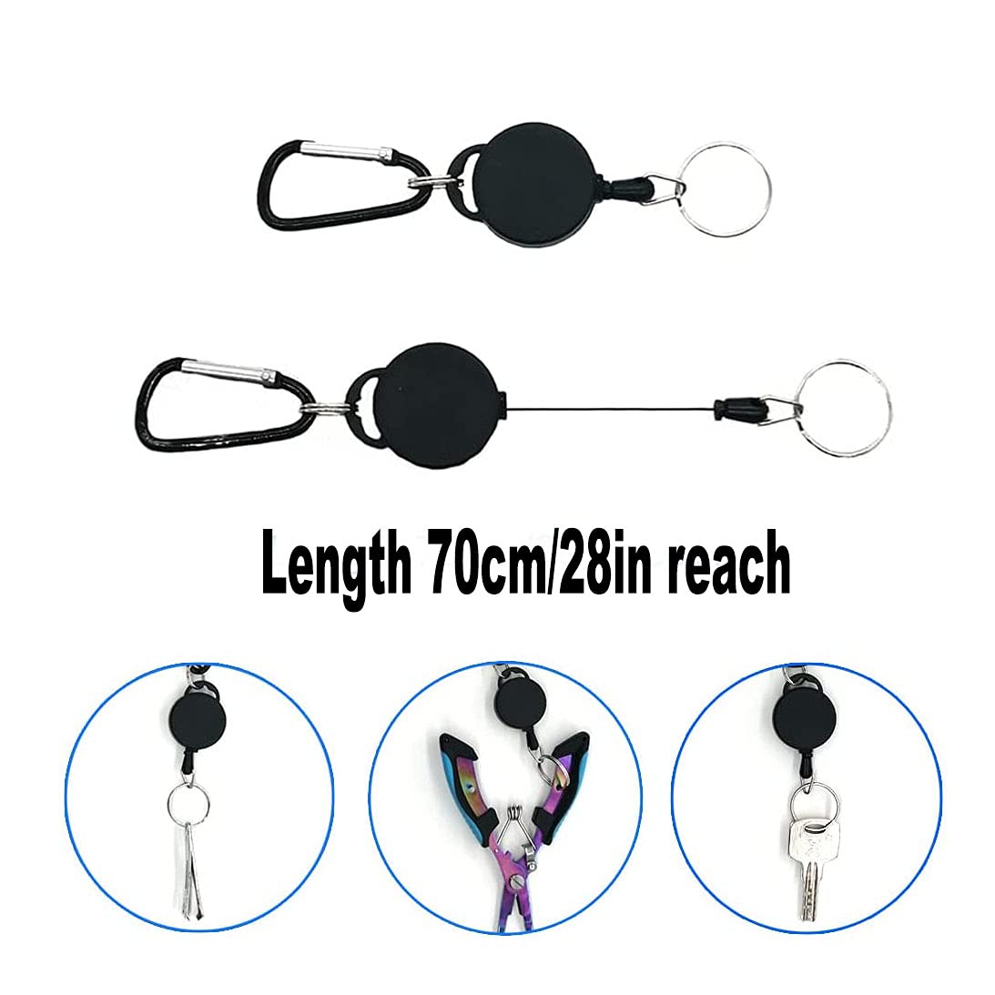 Pliers shown with sheath for secure carry