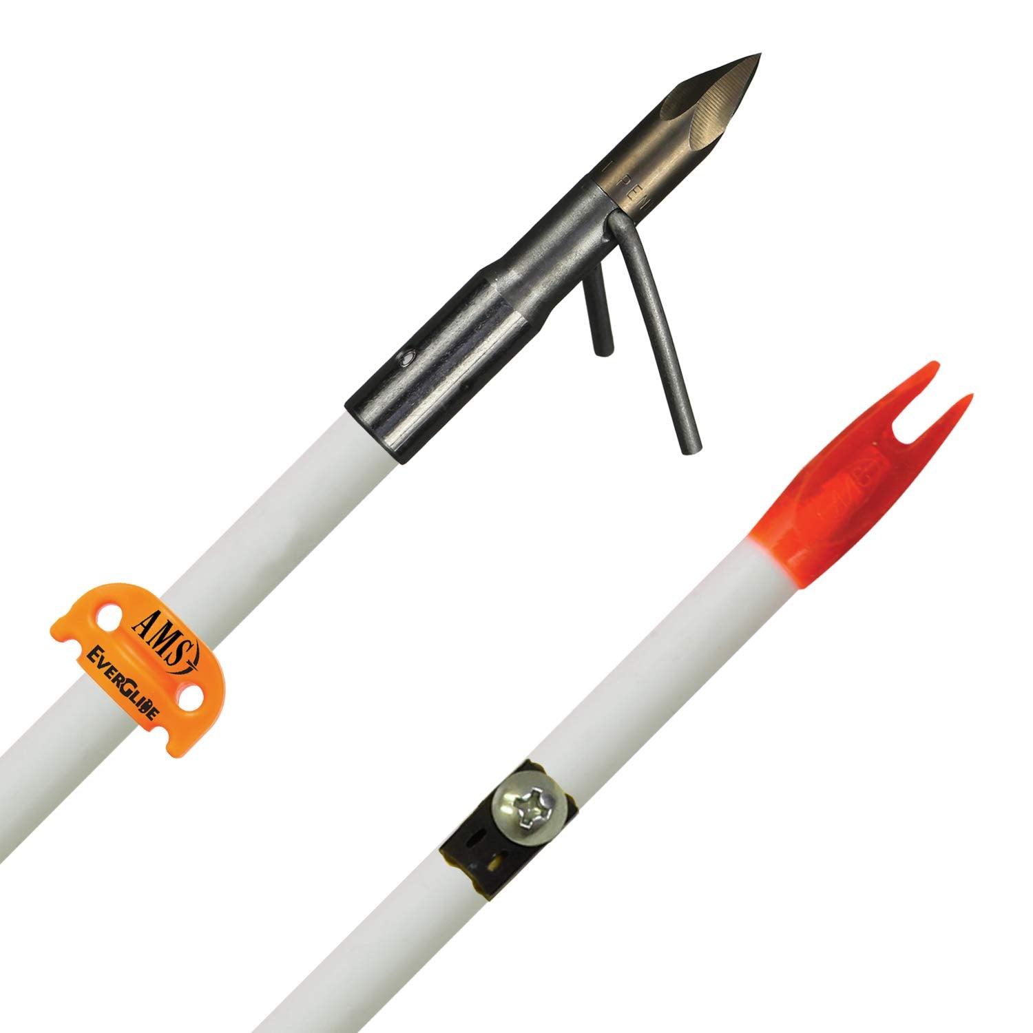 AMS Bowfishing Chaos FX Point with two hardened barbs for secure fish retention