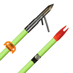 AMS Bowfishing Chaos FX point closeup displaying stainless steel construction and strong hold.