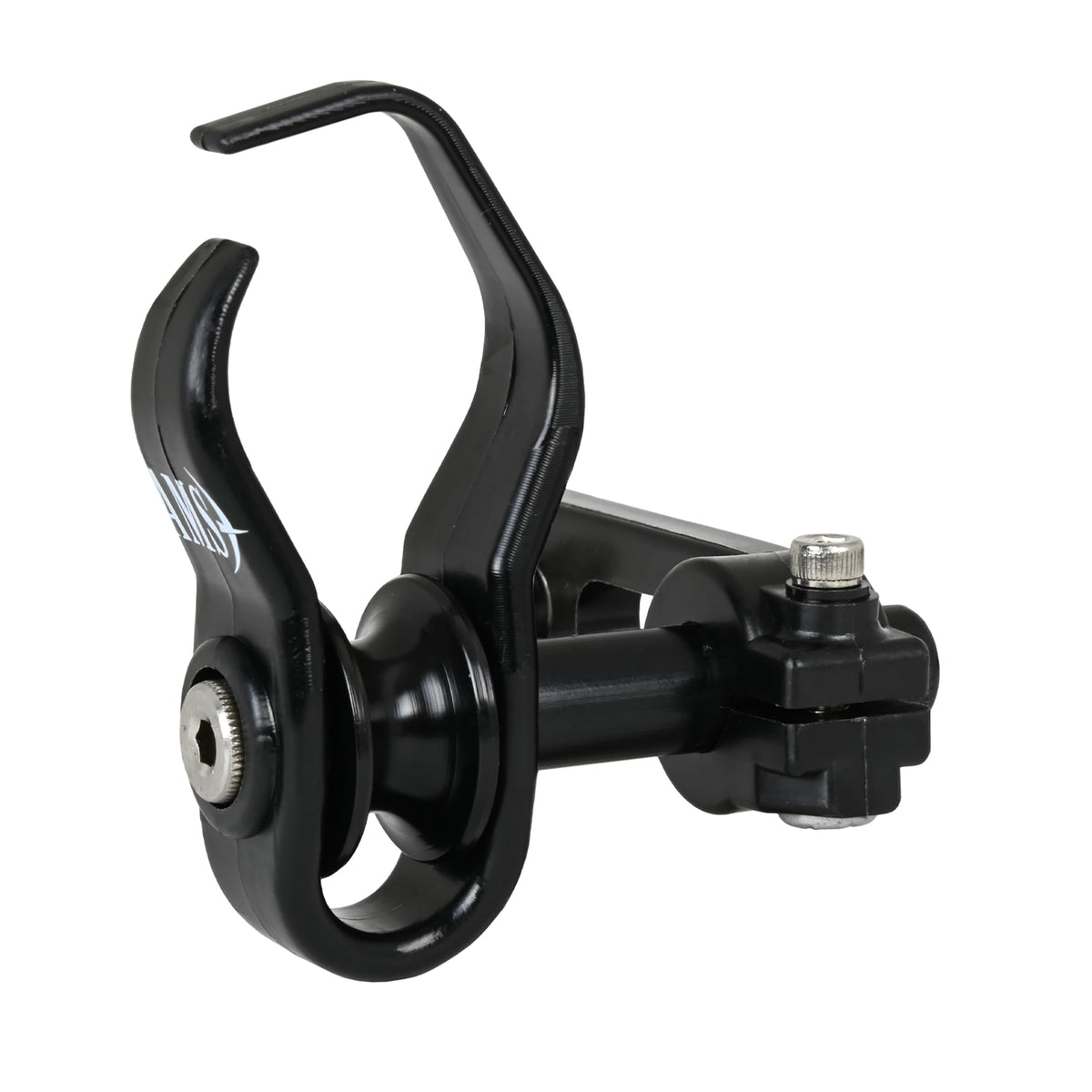 AMS Bowfishing Tidal Wave Arrow Rest front view highlights rugged reliability for fast shots.