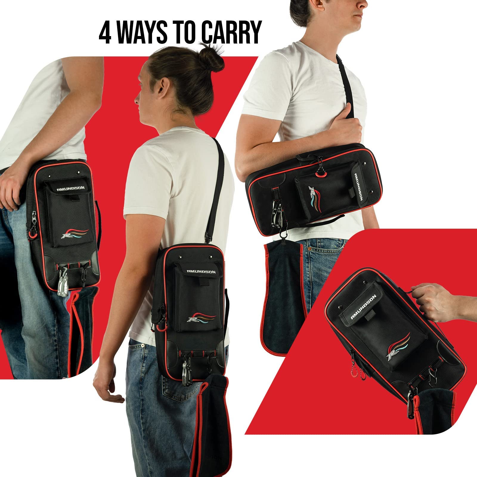 Amundson Savvy Rider Backpacker water-resistant case protects gear during rugged trips