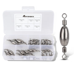 AMYSPORTS brass drop shot sinker close up