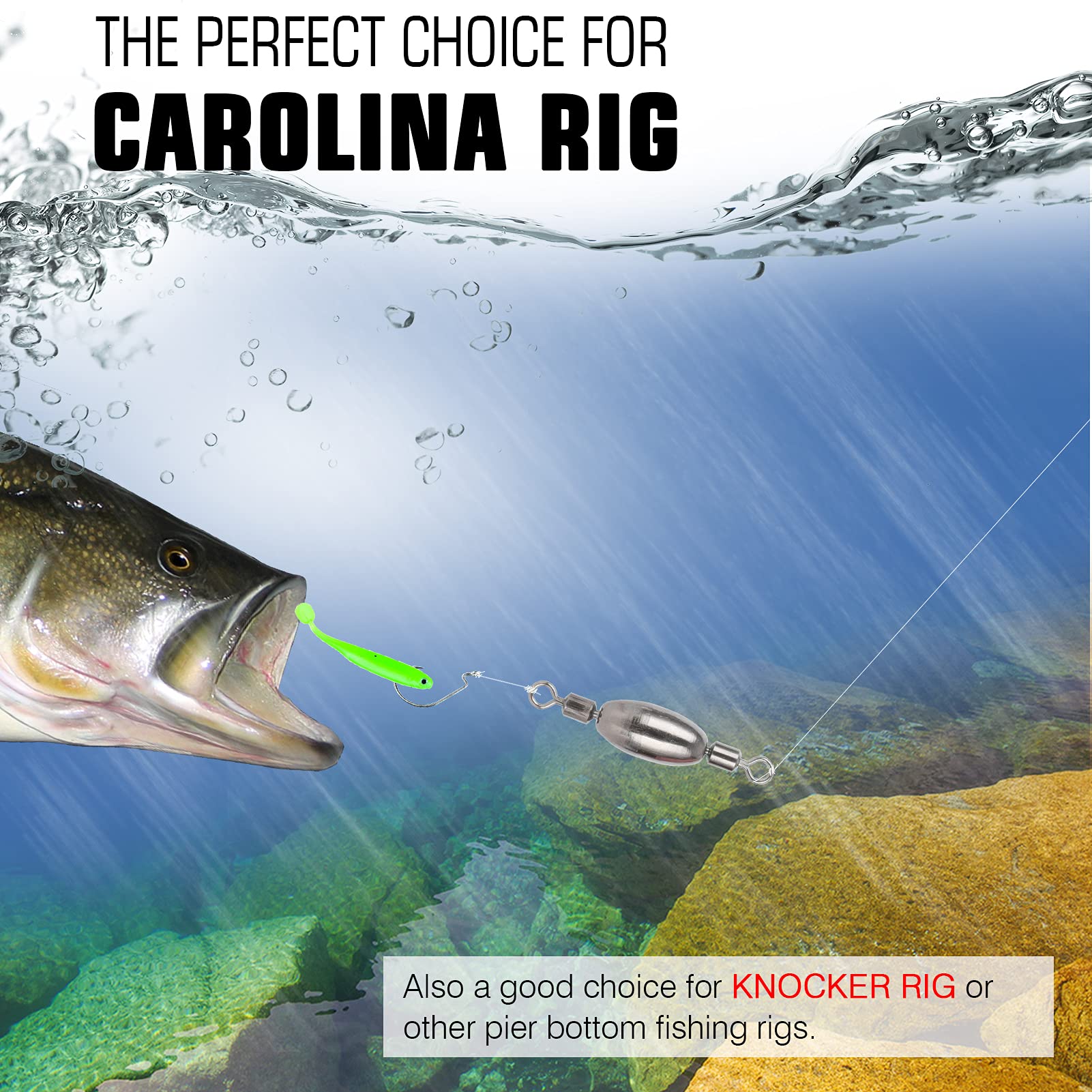 Smooth surface corrosion-resistant sinker