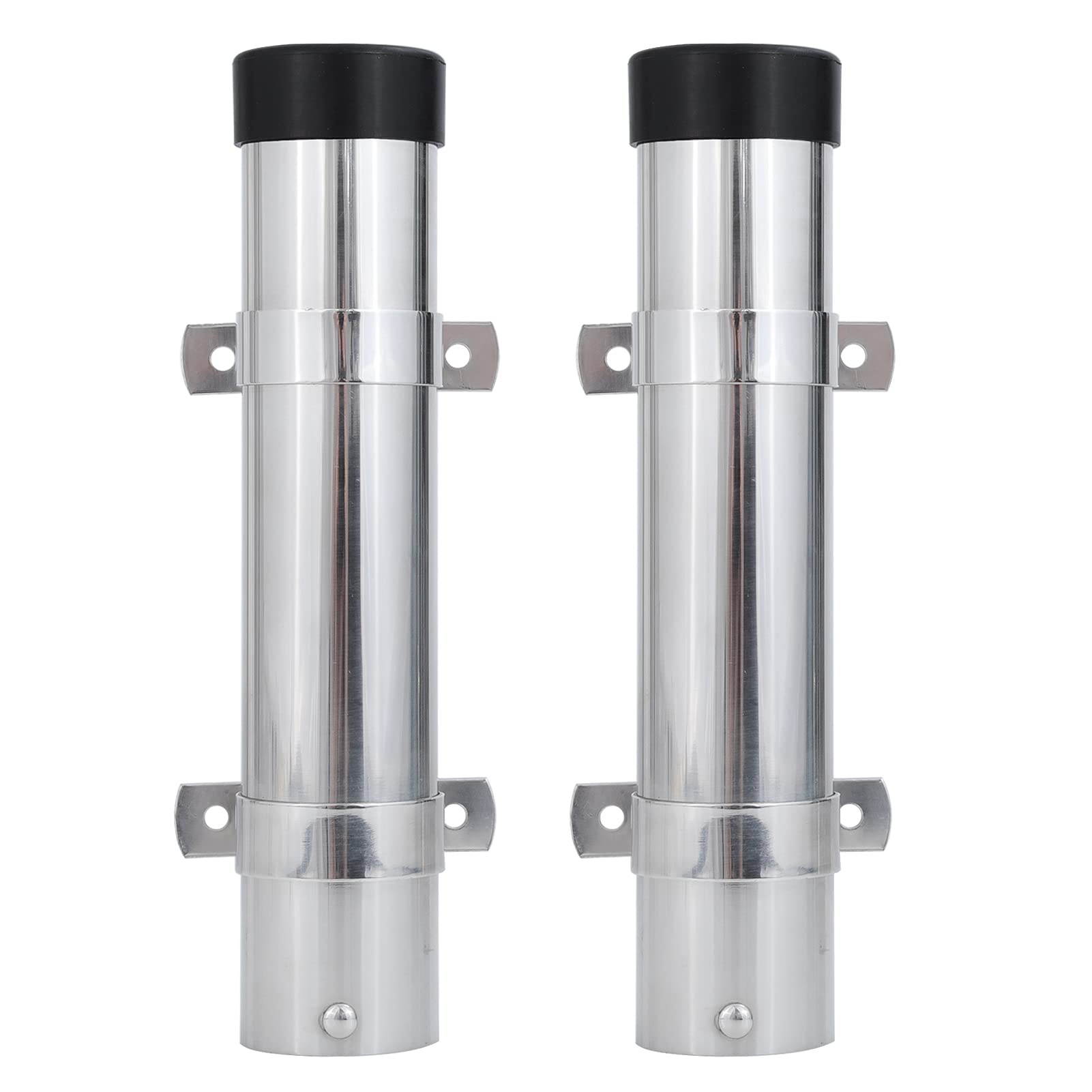 AMYSPORTS steel wall rod holder mounted on boat side