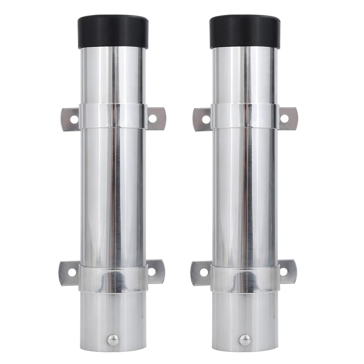 AMYSPORTS steel wall rod holder mounted on boat side