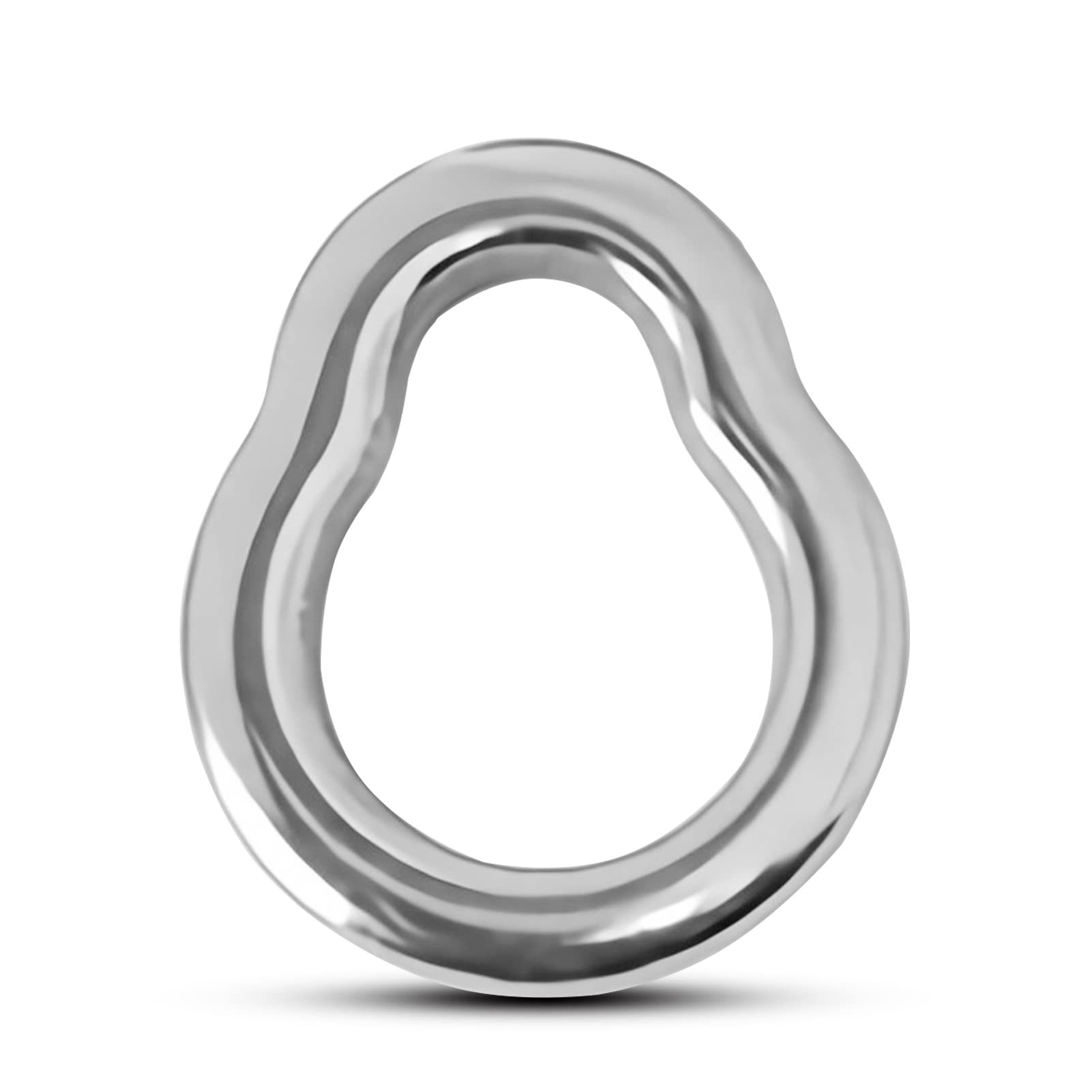 AMYSPORTS stainless jigging ring close-up solid steel ring