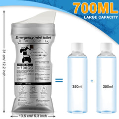 Amylove pee bags leakproof seal to prevent spills on trips
