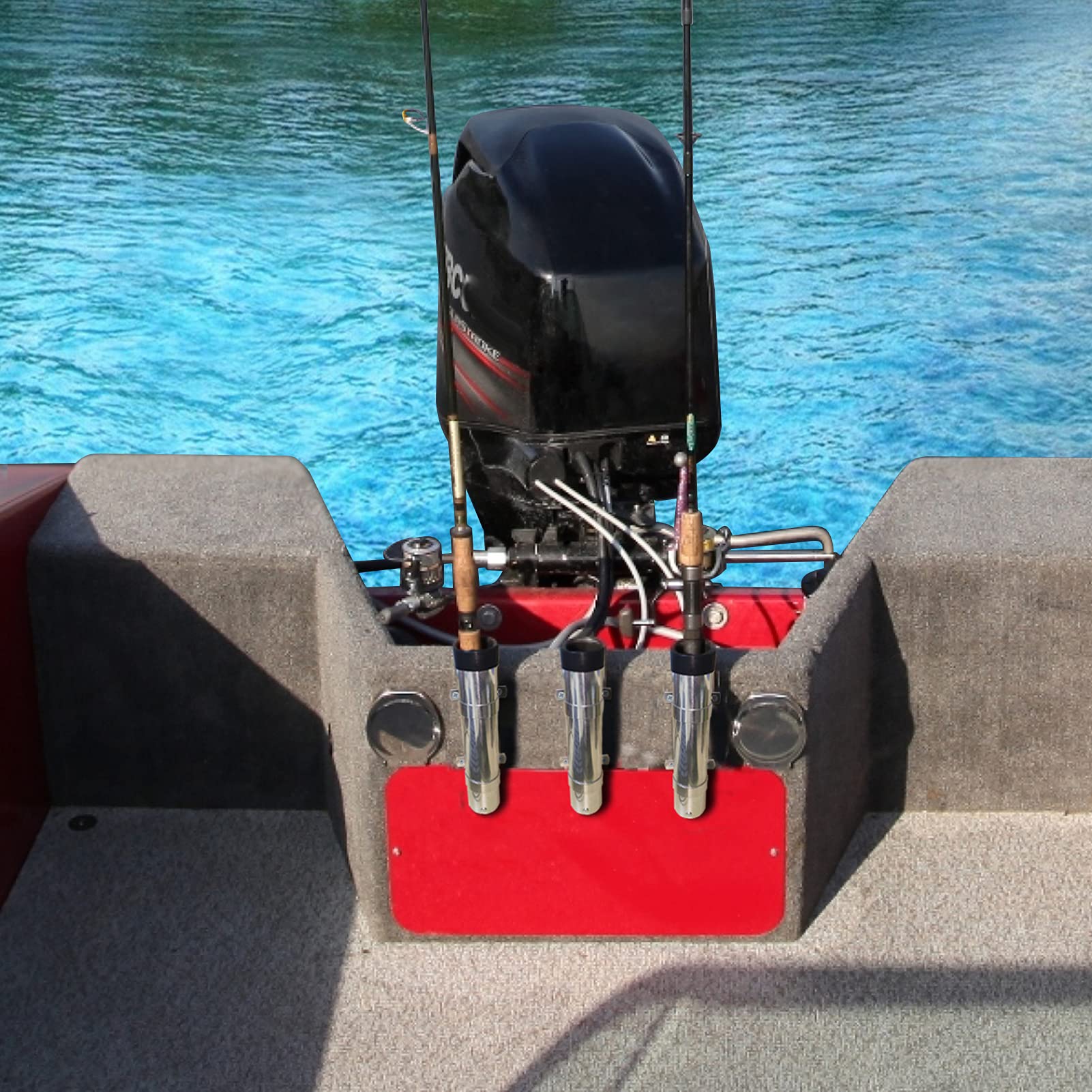 Rod holders suitable for freshwater and saltwater environments
