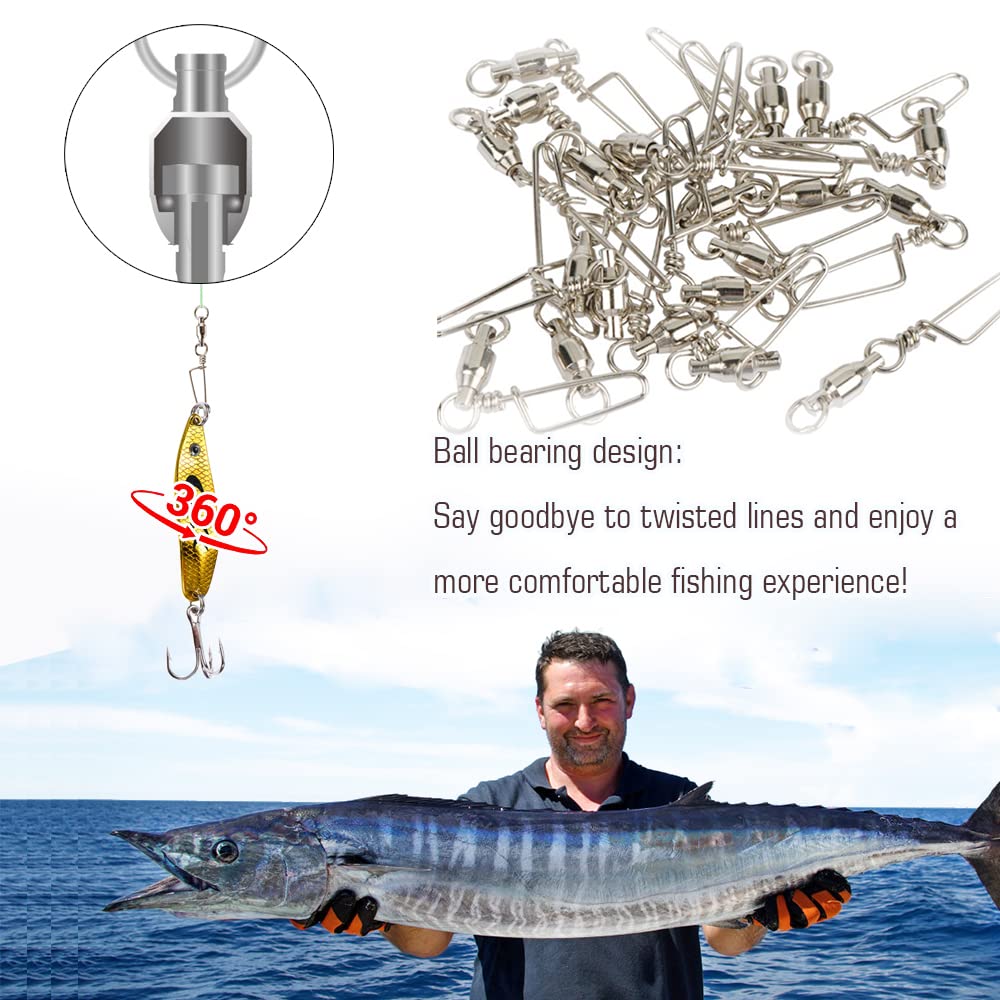 AMYSPORTS solid-ring attachment ensures secure line connections with minimal friction.