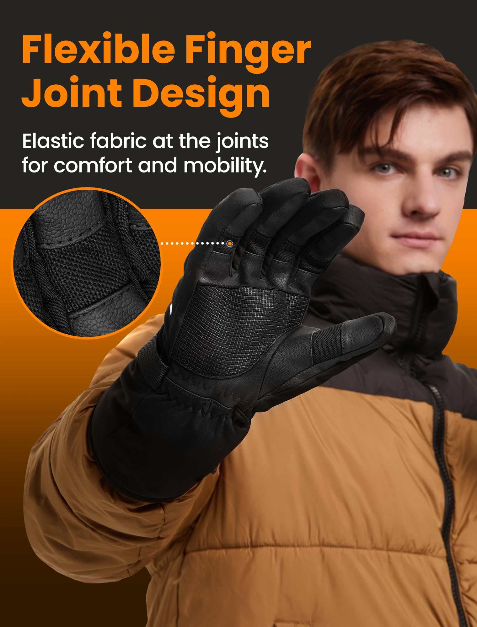 AMZYXH touchscreen fingertips allow phone use without removing gloves