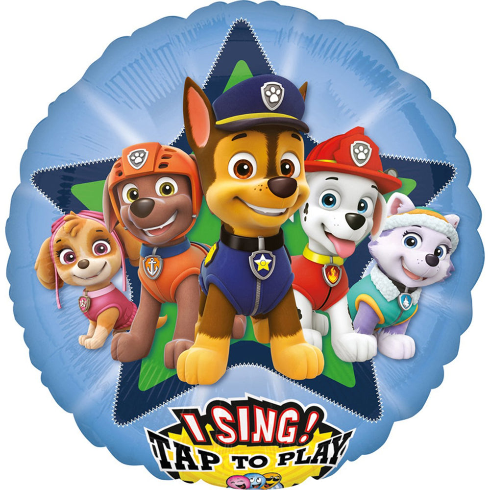 Anagram Amscan 3668101 Paw Patrol foil balloon for kids' birthday celebrations