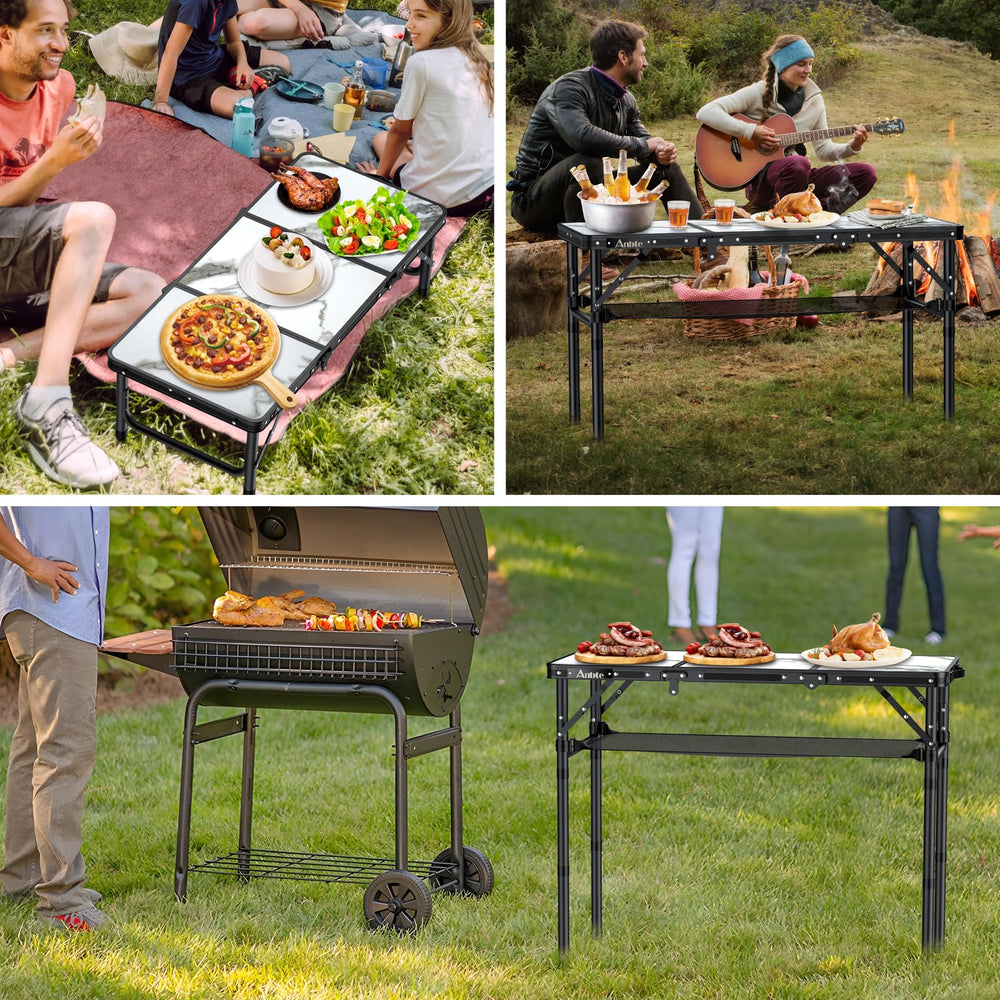 Anbte MDF tabletop shows smooth surface easy to wipe clean.