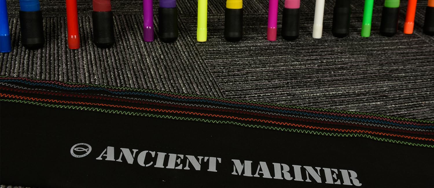 Ancient Mariner Challenger glow finish aids nighttime fishing sessions.