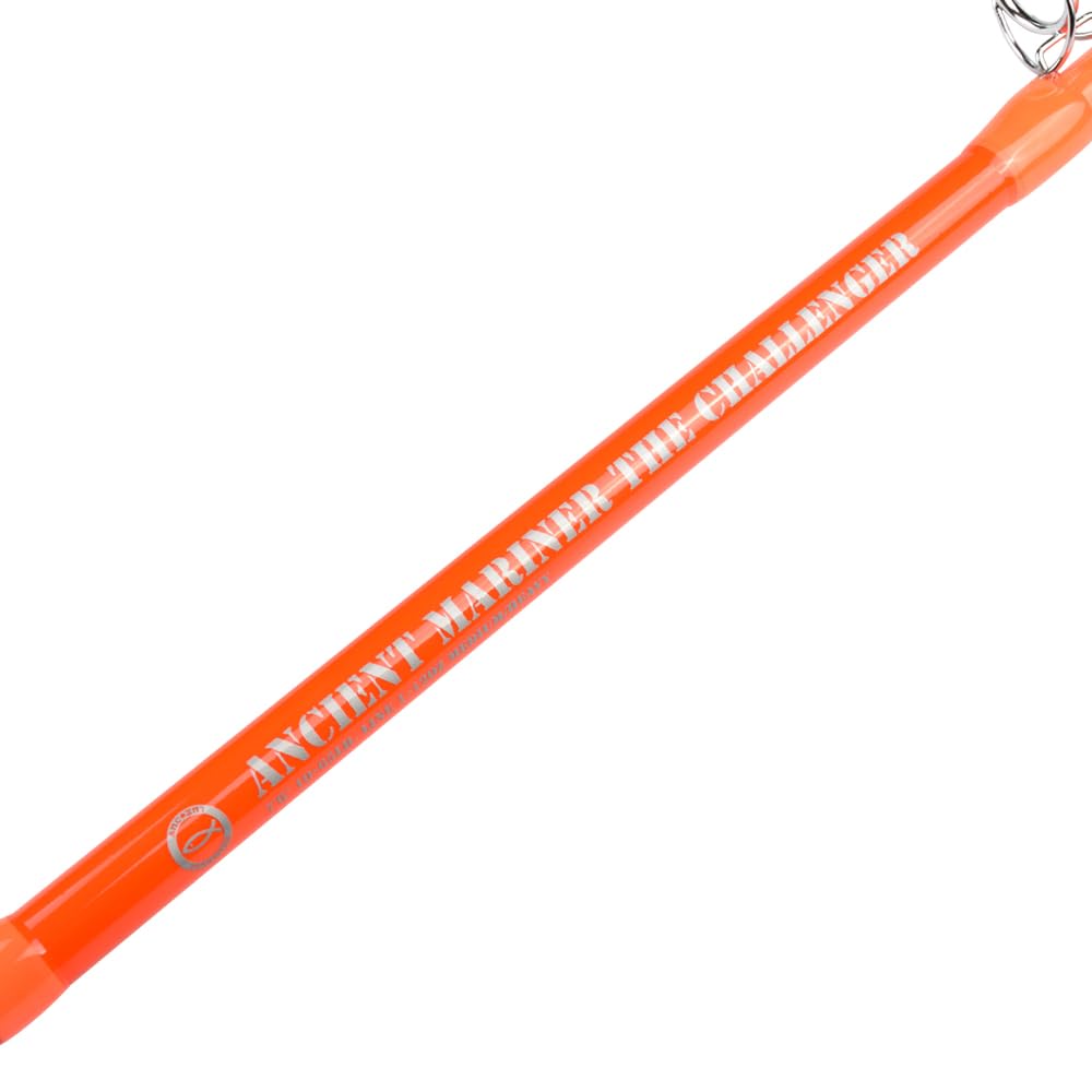 Ancient Mariner Challenger stainless guides ensure long-lasting line performance.