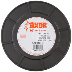 ANDE Monster line on reel shows low memory for smooth, accurate casts.