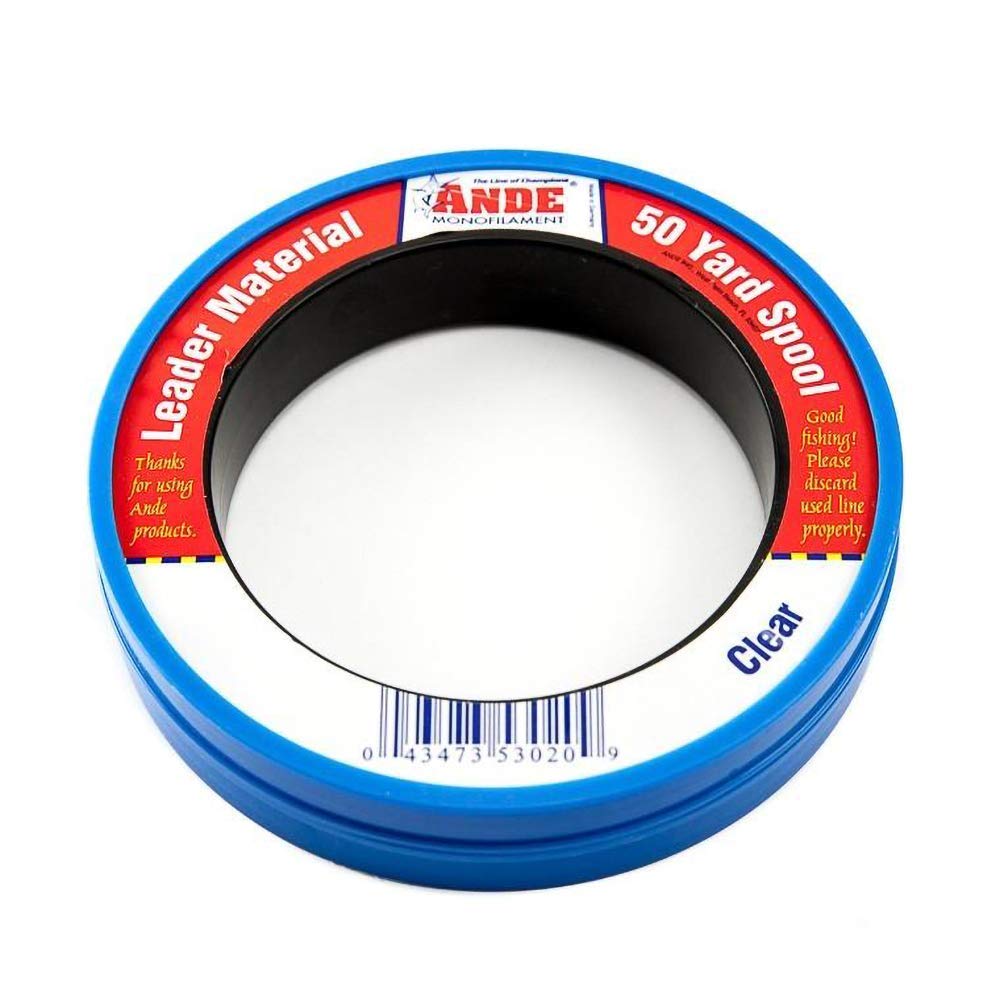 ANDE PCW50-40 mono leader wrist with 40 lb strength for reliable lure rigs
