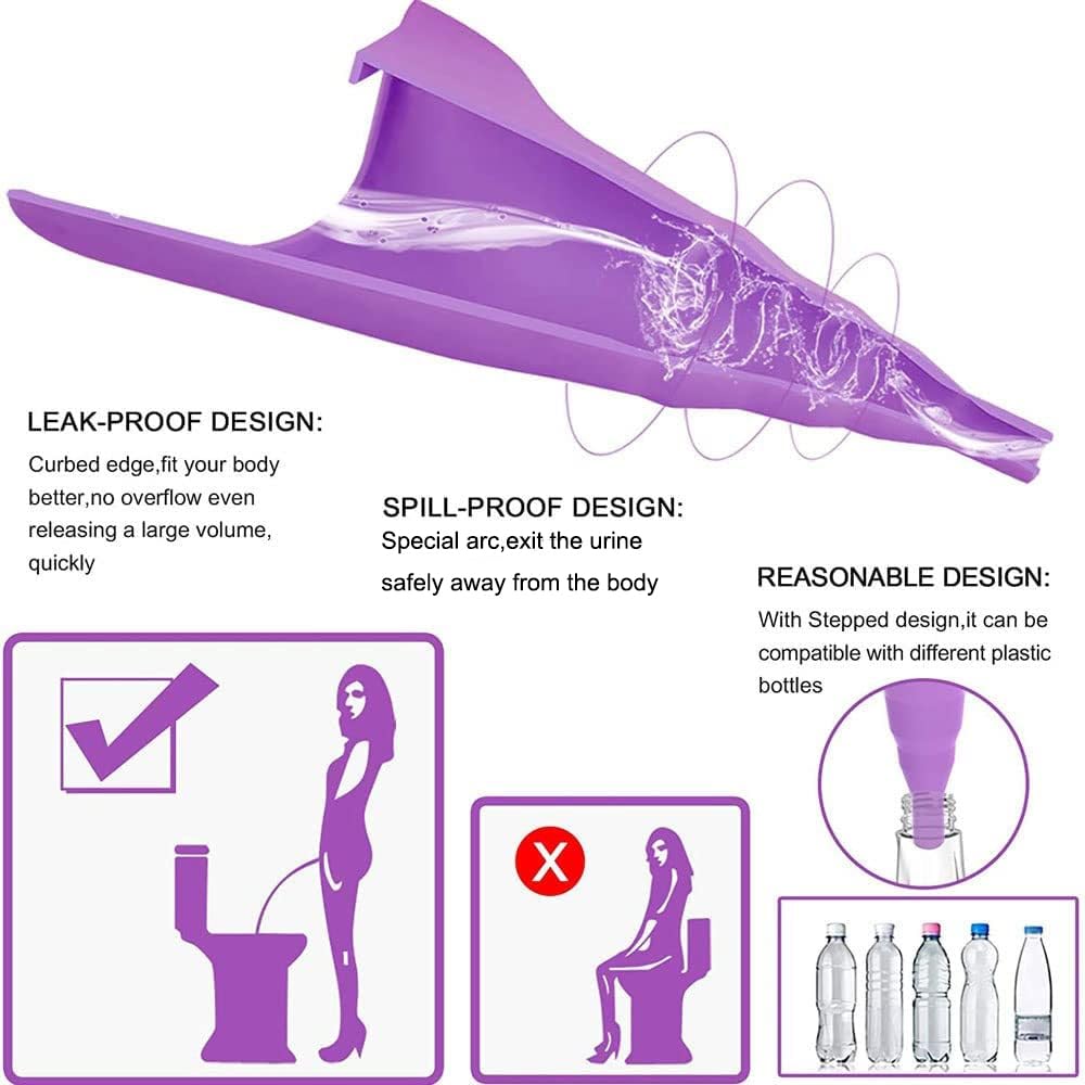 ANDGROPAND compact travel urinal funnel ideal for camping adventures