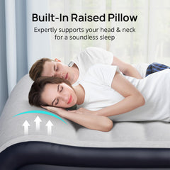Andola Air Mattress Queen features fast self-inflation with built-in pump.