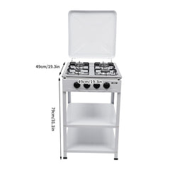 anezdbozr portable gas stove with outdoor cover ready for grilling adventures