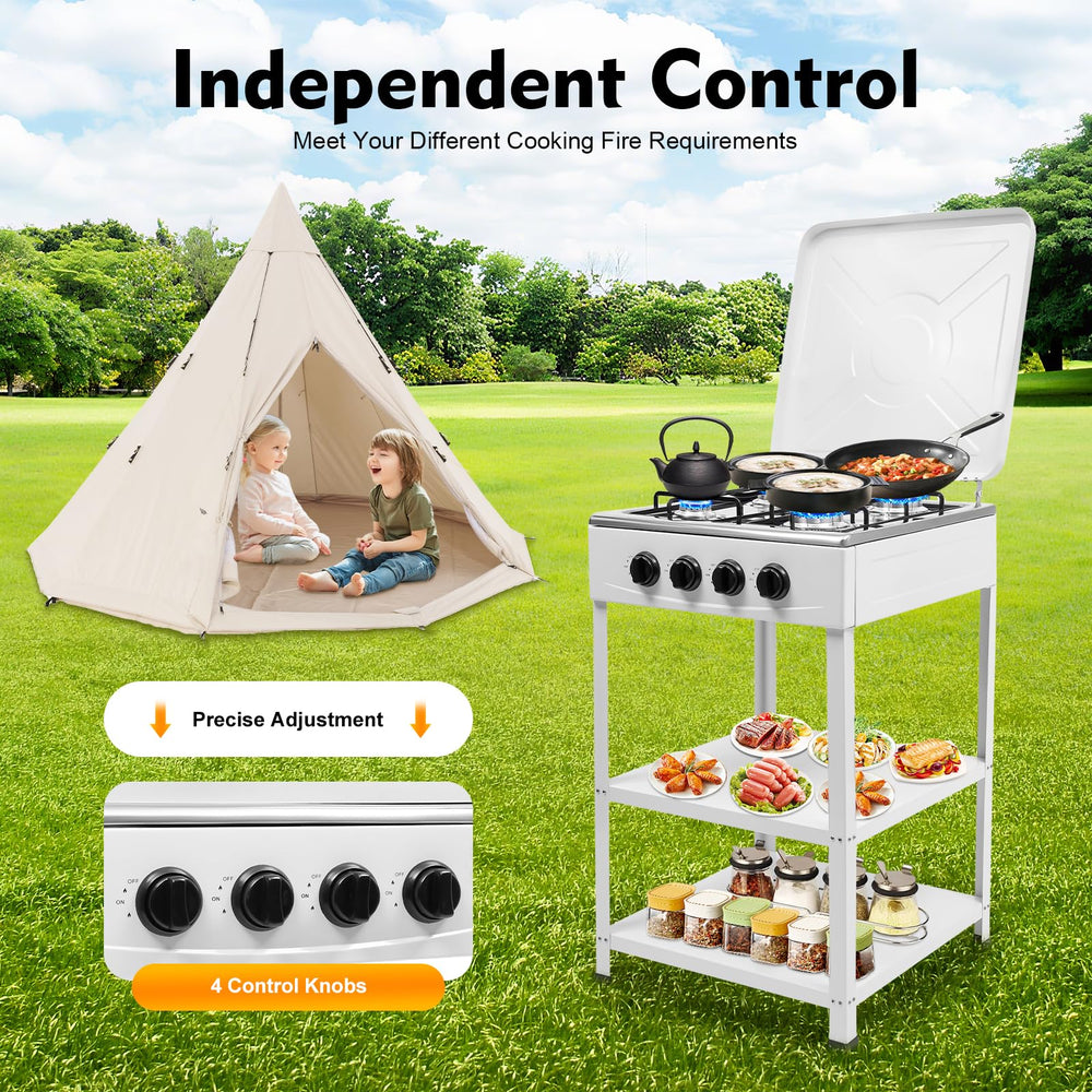 anezdbozr two-tier rack storage keeps spices and ingredients organized during busy cooking