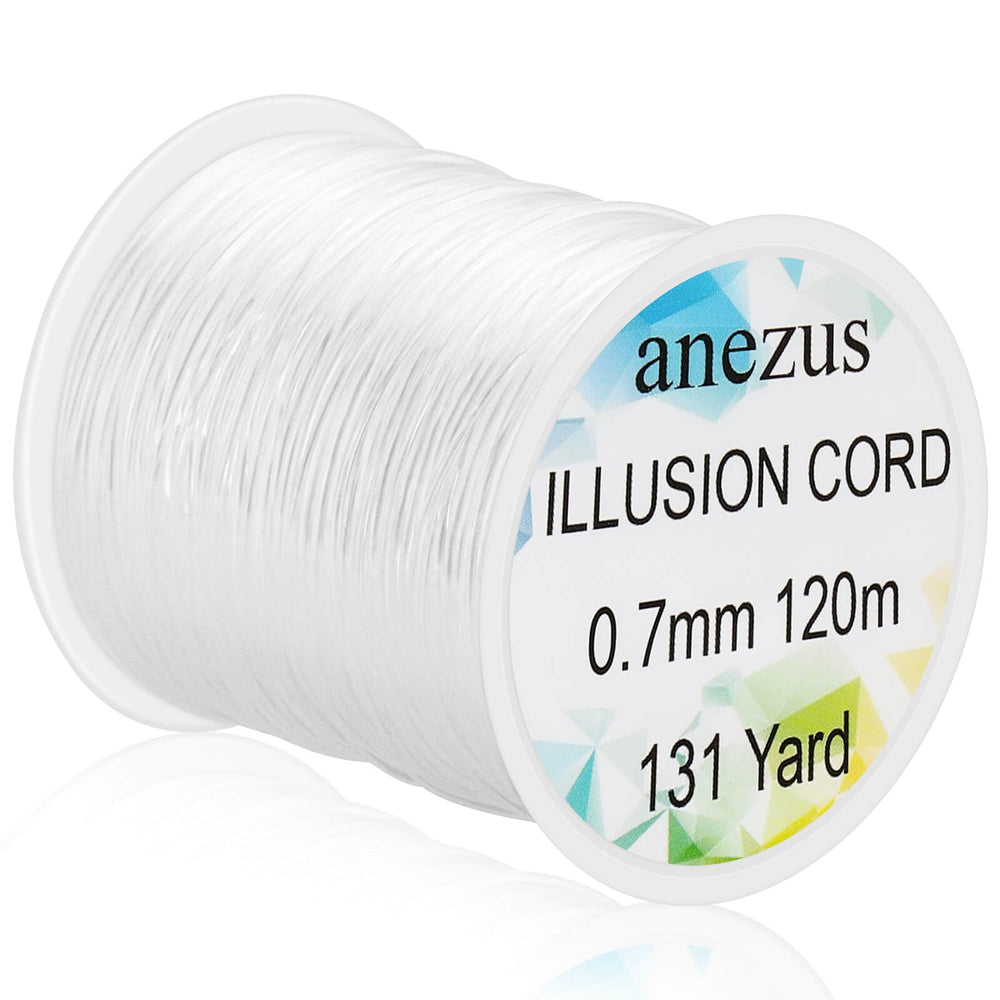 Anezus heavy-duty fishing wire 0.7 mm clear, 131 yards