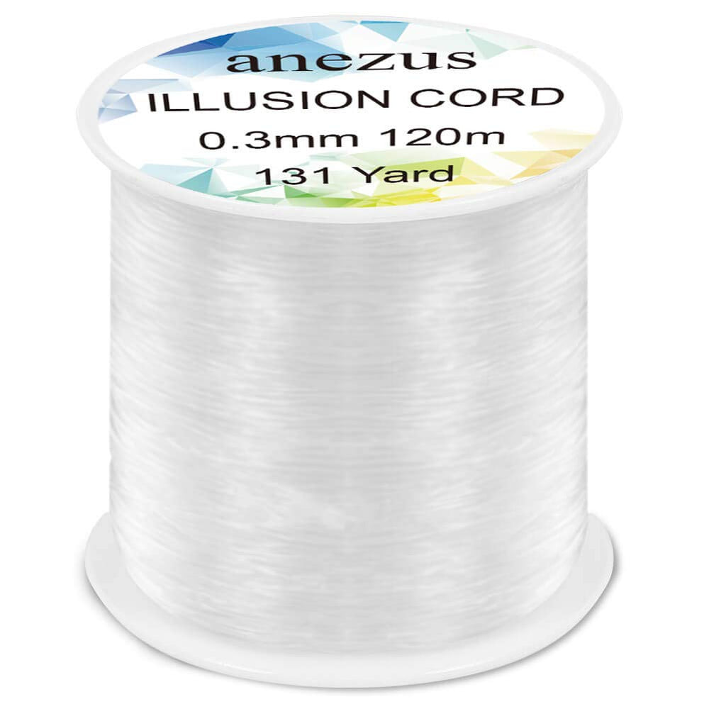 Transparent fishing line suitable for hanging decorations and beading