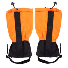 ANGGREK adjustable-kids-leg-gaiters shielding boots from mud on trails