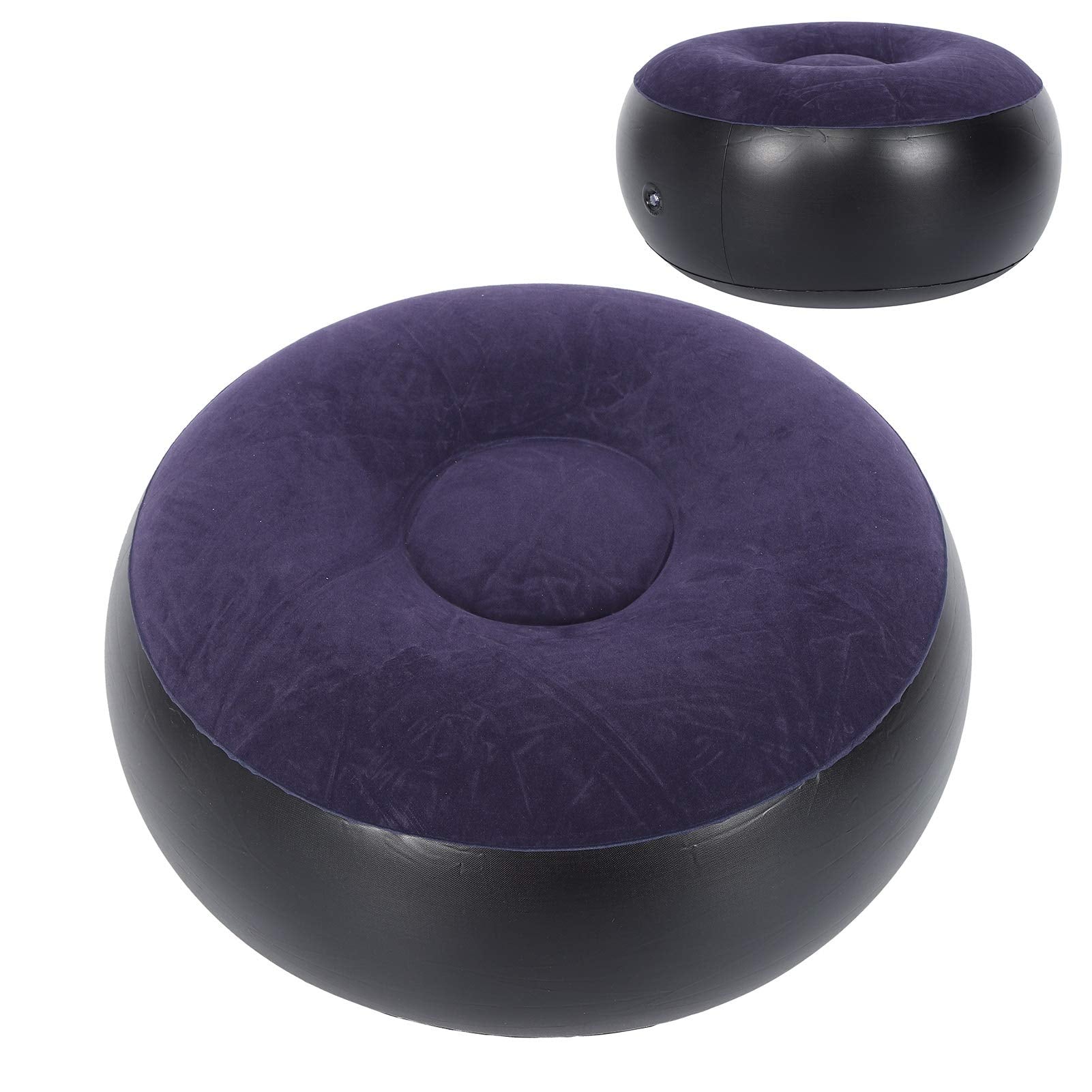 Anggrek inflatable ottoman set up for travel adventures.