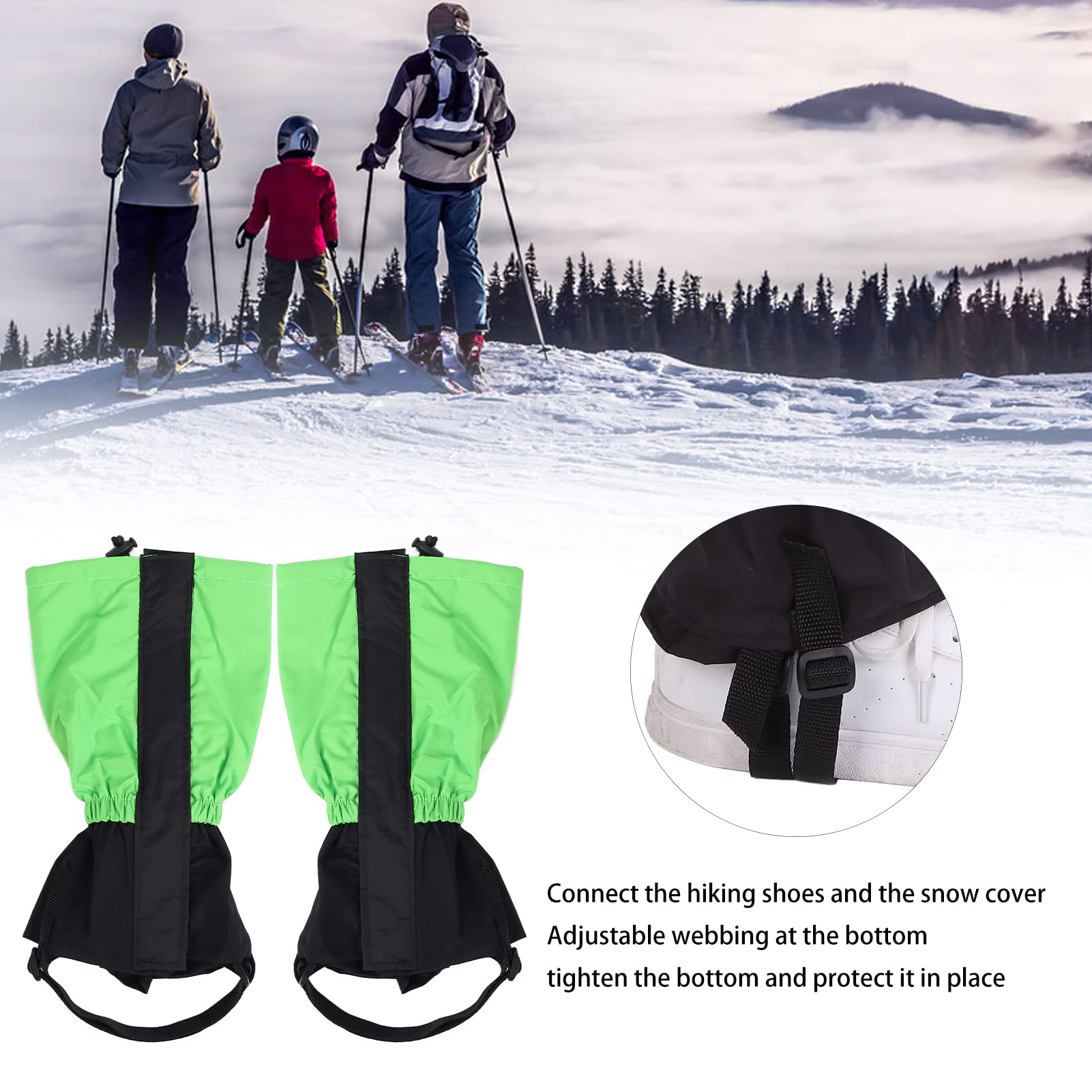 ANGGREK kids leg gaiters tear-resistant fabric tested for rugged outdoor use