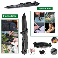 Angieast survival kit tungsten pen offers rugged writing and tactical utility.