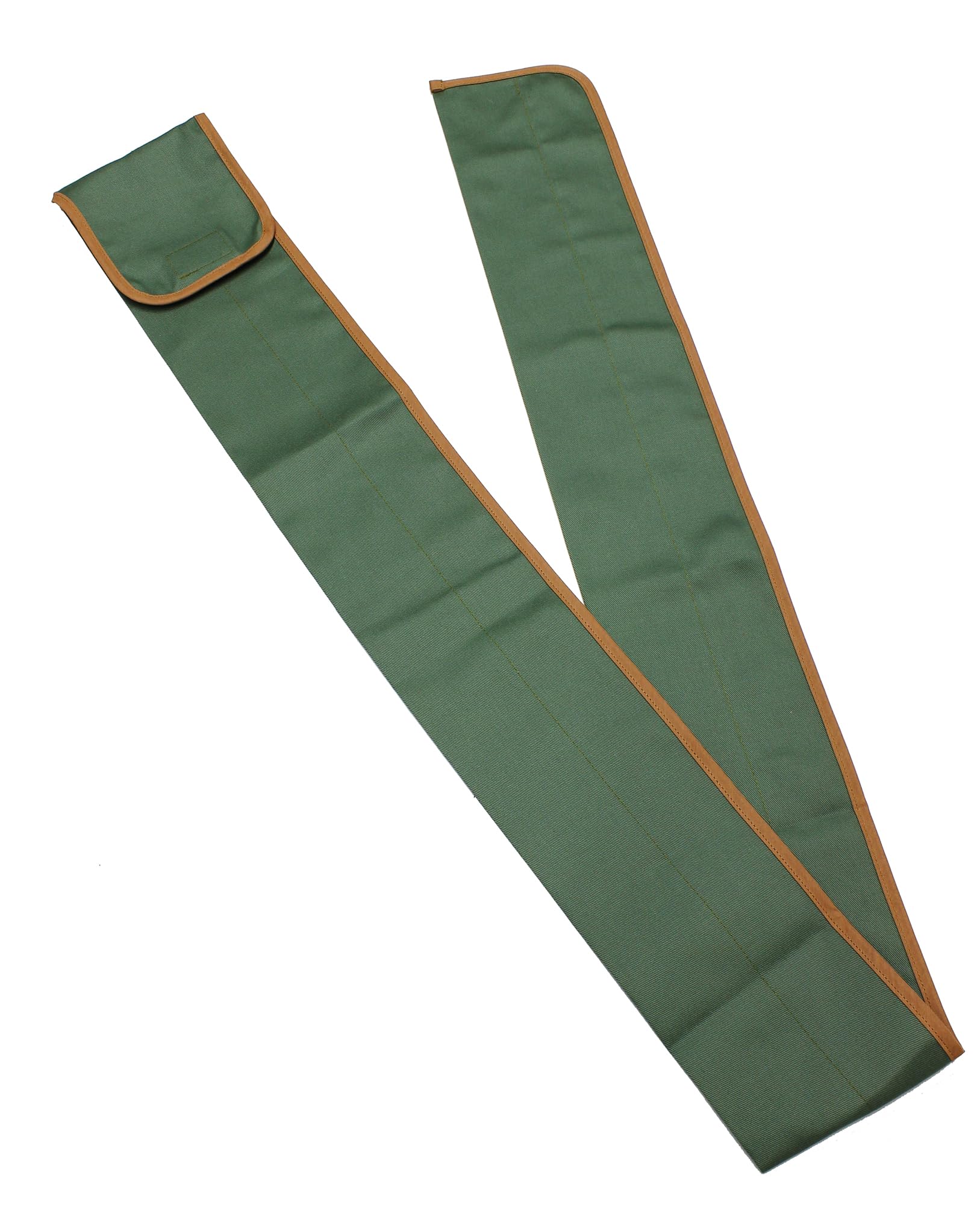 Angle Rod Socks fly bag with 2-piece design protects rods during travel.