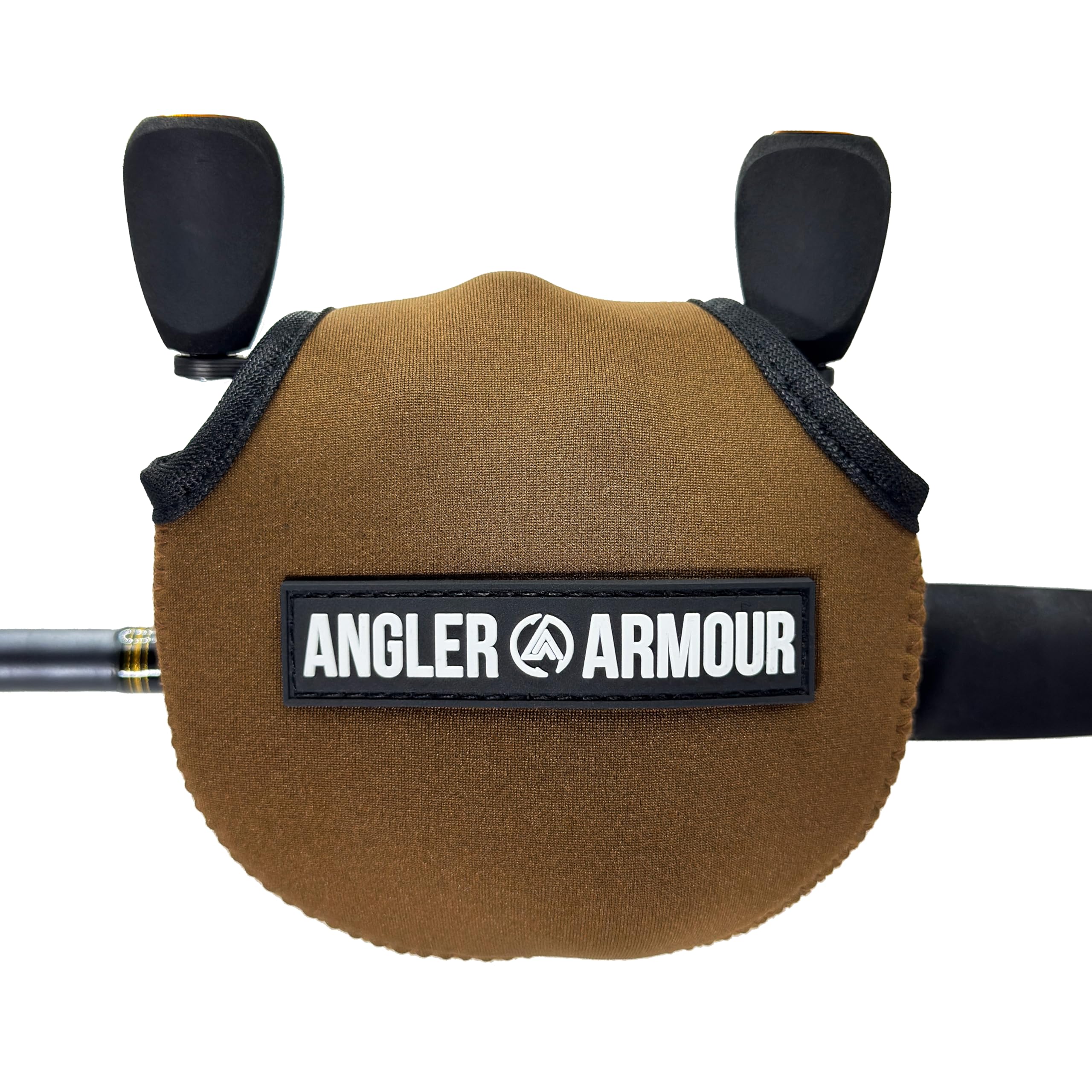 Marsh Brown neoprene baitcast reel cover – close-up texture