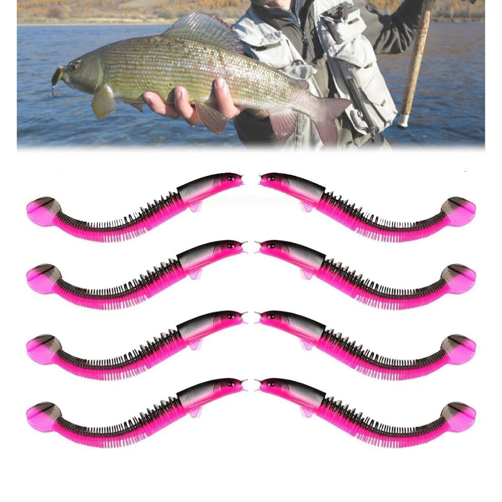 Generic Angler Dragon Loach Lure targets bass, trout, and pike with versatile performance