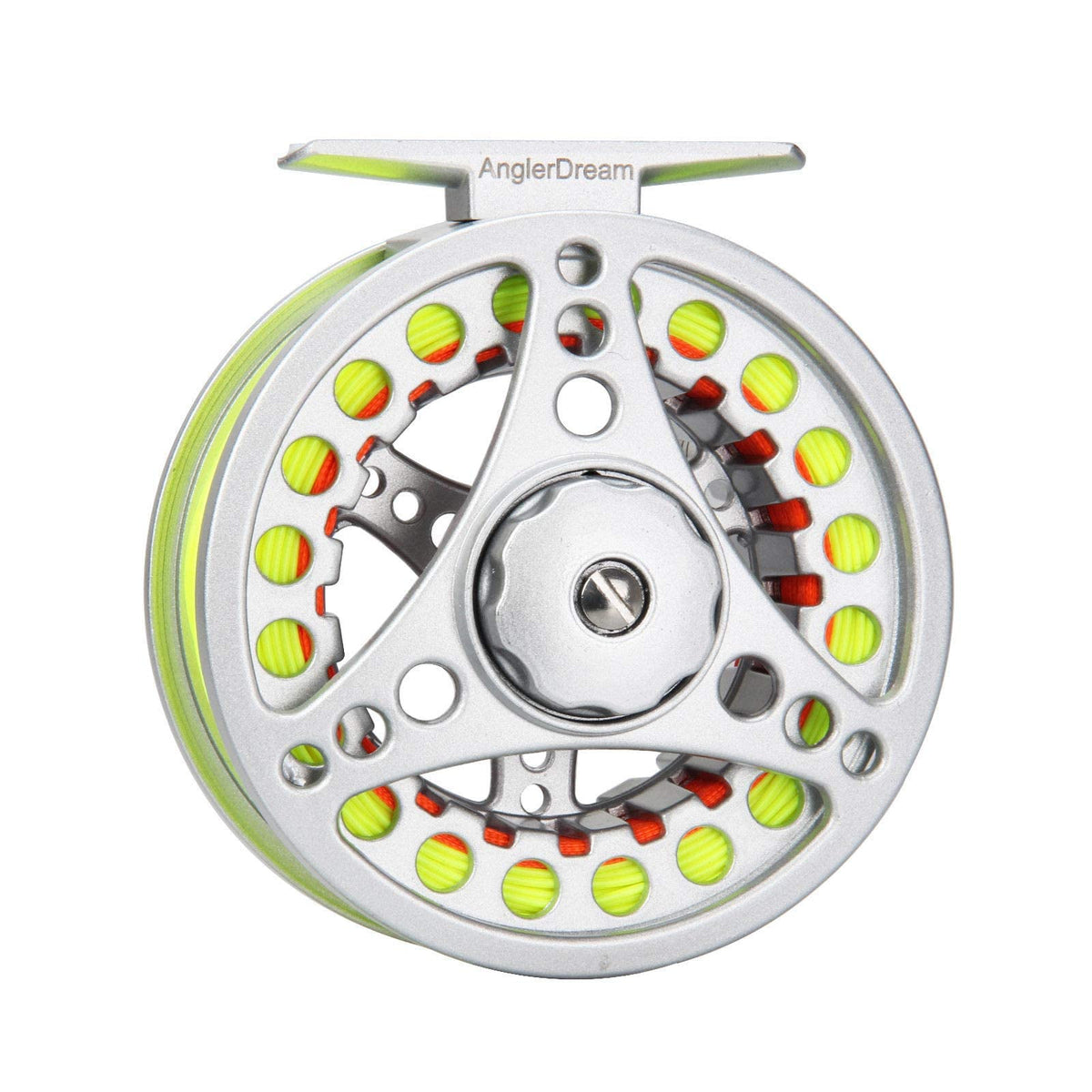 Angler Dream fly reel with large arbor for fast line pickup and smooth casts
