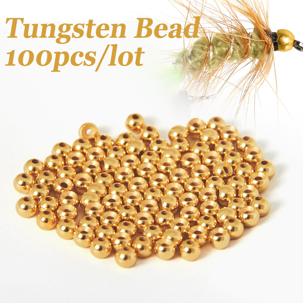 Angler Dream silver tungsten bead 4.65mm closeup for smooth hook slides