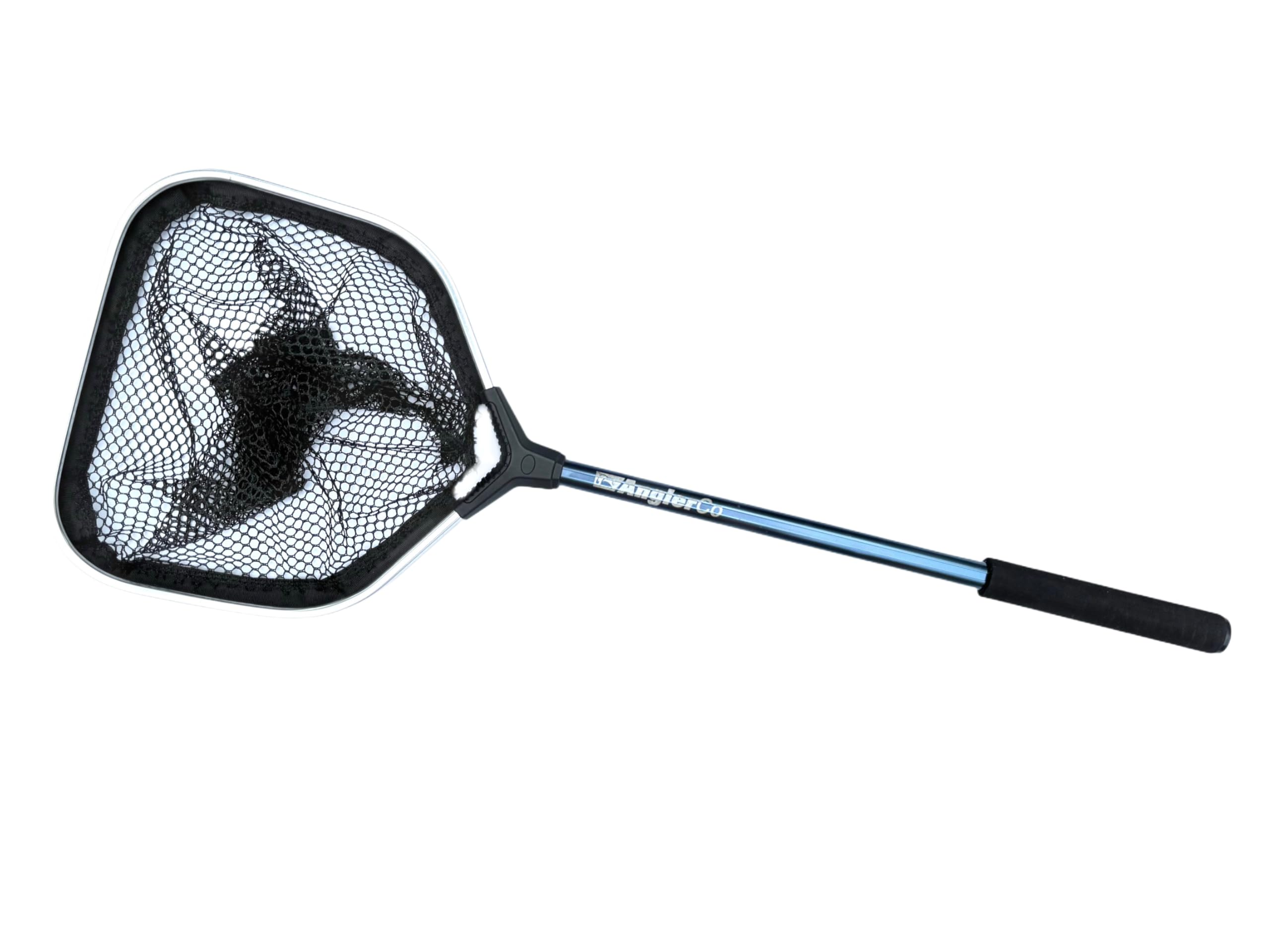 AnglerCo Core Series Bait Net with 18-inch handle for precise bait positioning in saltwater fishing