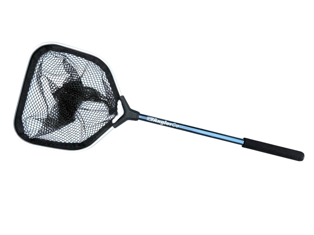 AnglerCo Core Series Bait Net with 18-inch handle for precise bait positioning in saltwater fishing