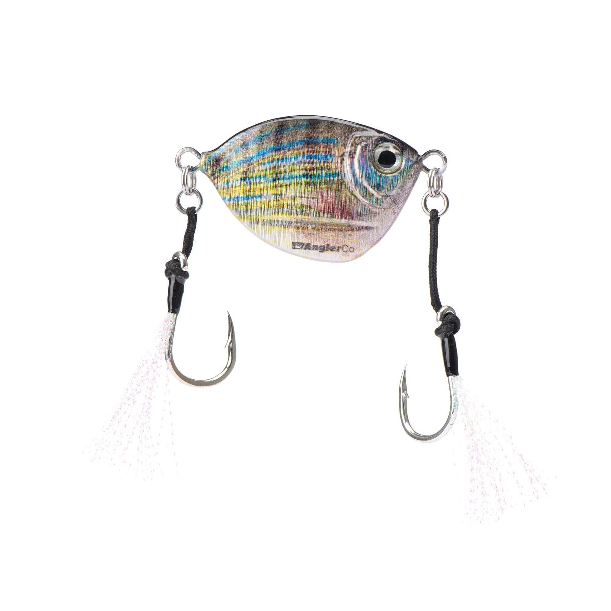 AnglerCo Imposter Jig showing tail-darting motion 100g