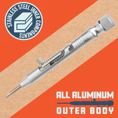 Vent tool performing barotrauma relief on a fish
