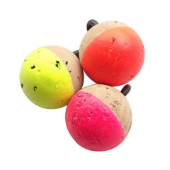 Anglers Accessories CorQs Cork Strike Indicator neon natural 1-2 inch provides buoyancy for natural drifts