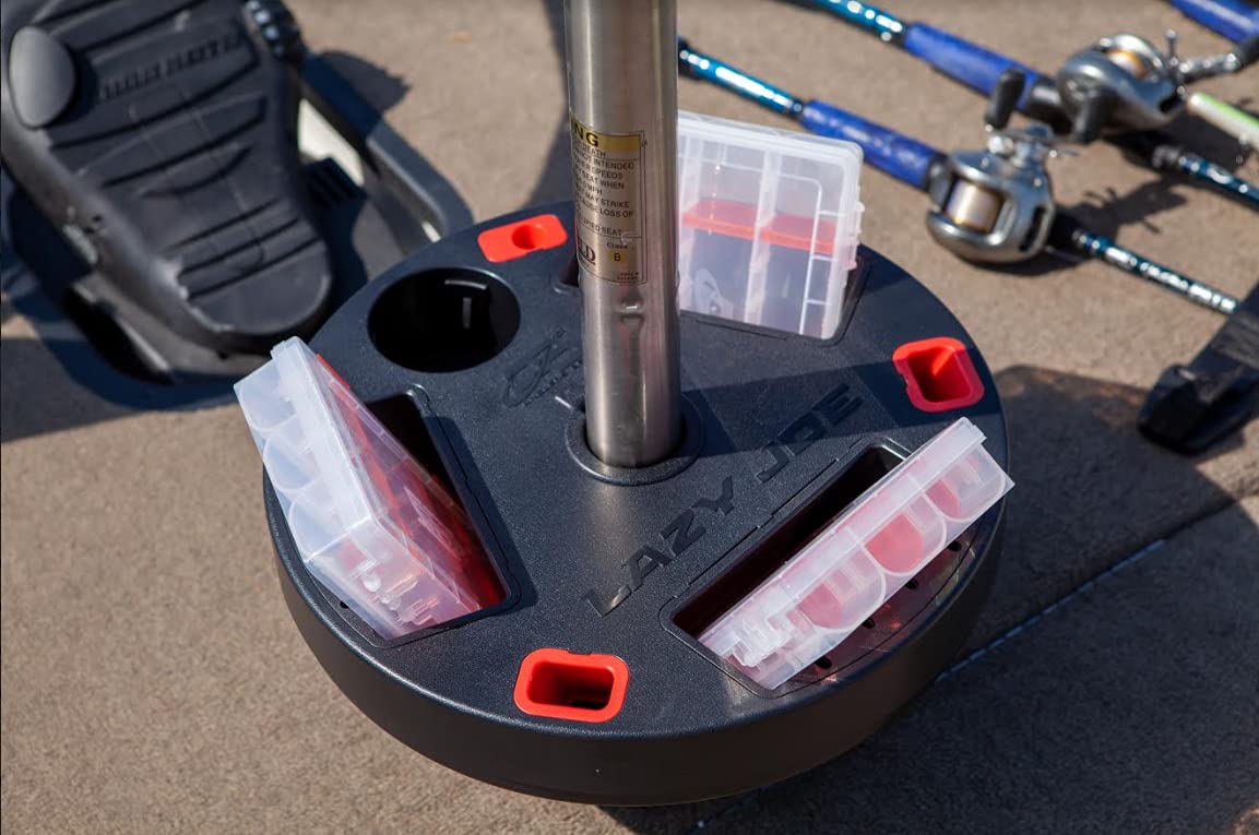 Angler's Best Lazy Joe weather-resistant body protects tackle on deck.
