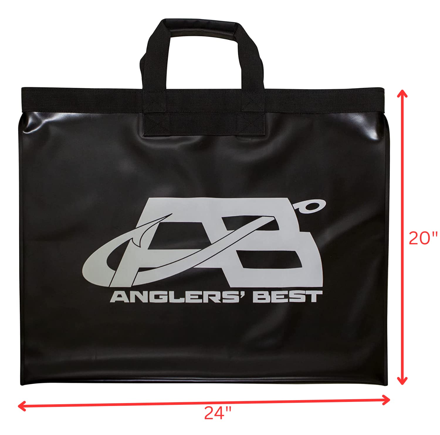 Angler's Best Tournament Fish Bag features a fish ruler on the reverse side for quick measurements.