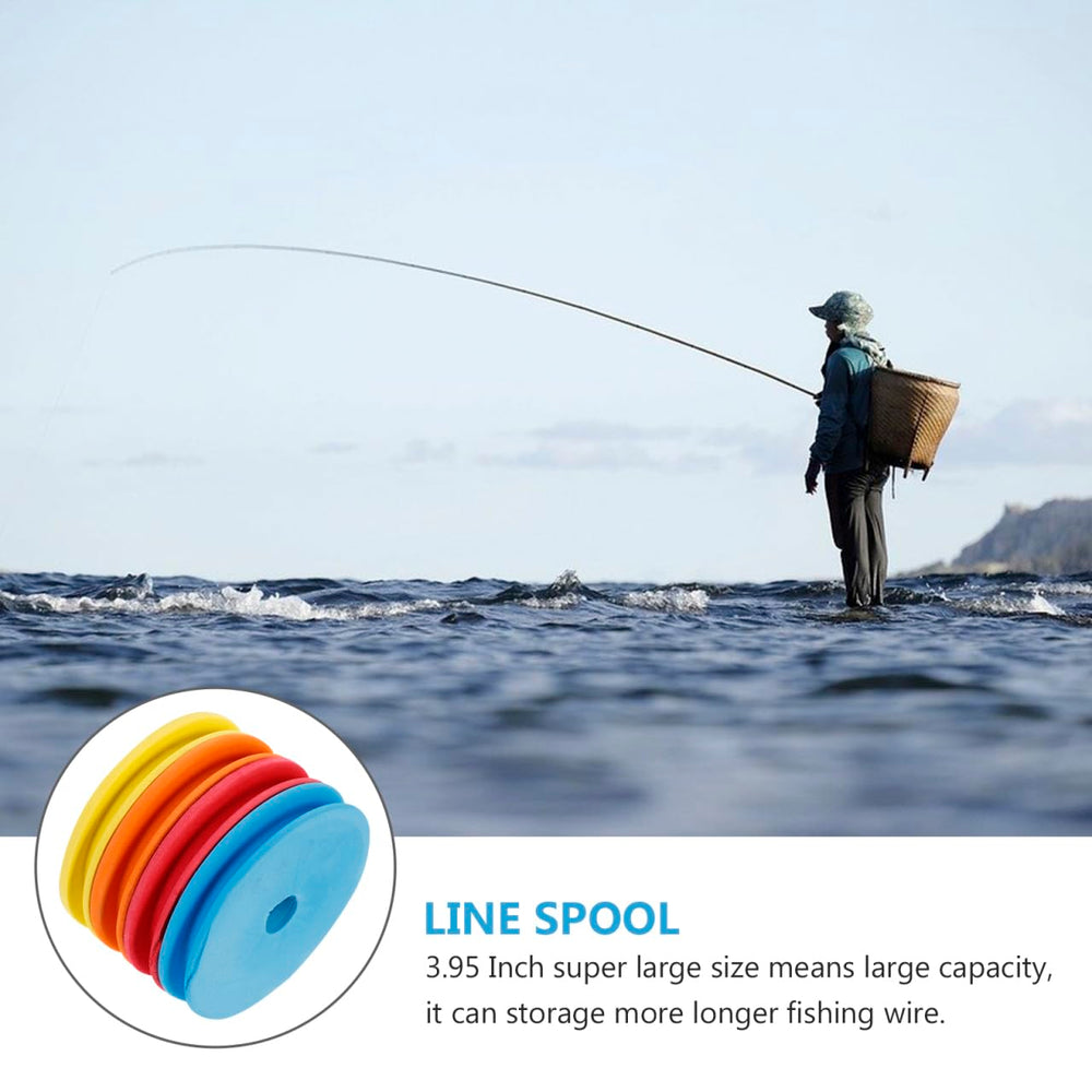 Angoily 3.95-inch EVA foam spool for fishing line organization
