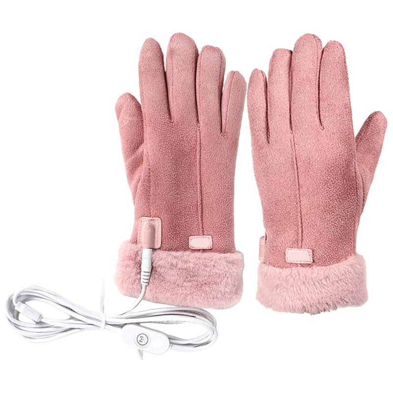 Angoily USB heated gloves with palm and back coverage for outdoor warmth.