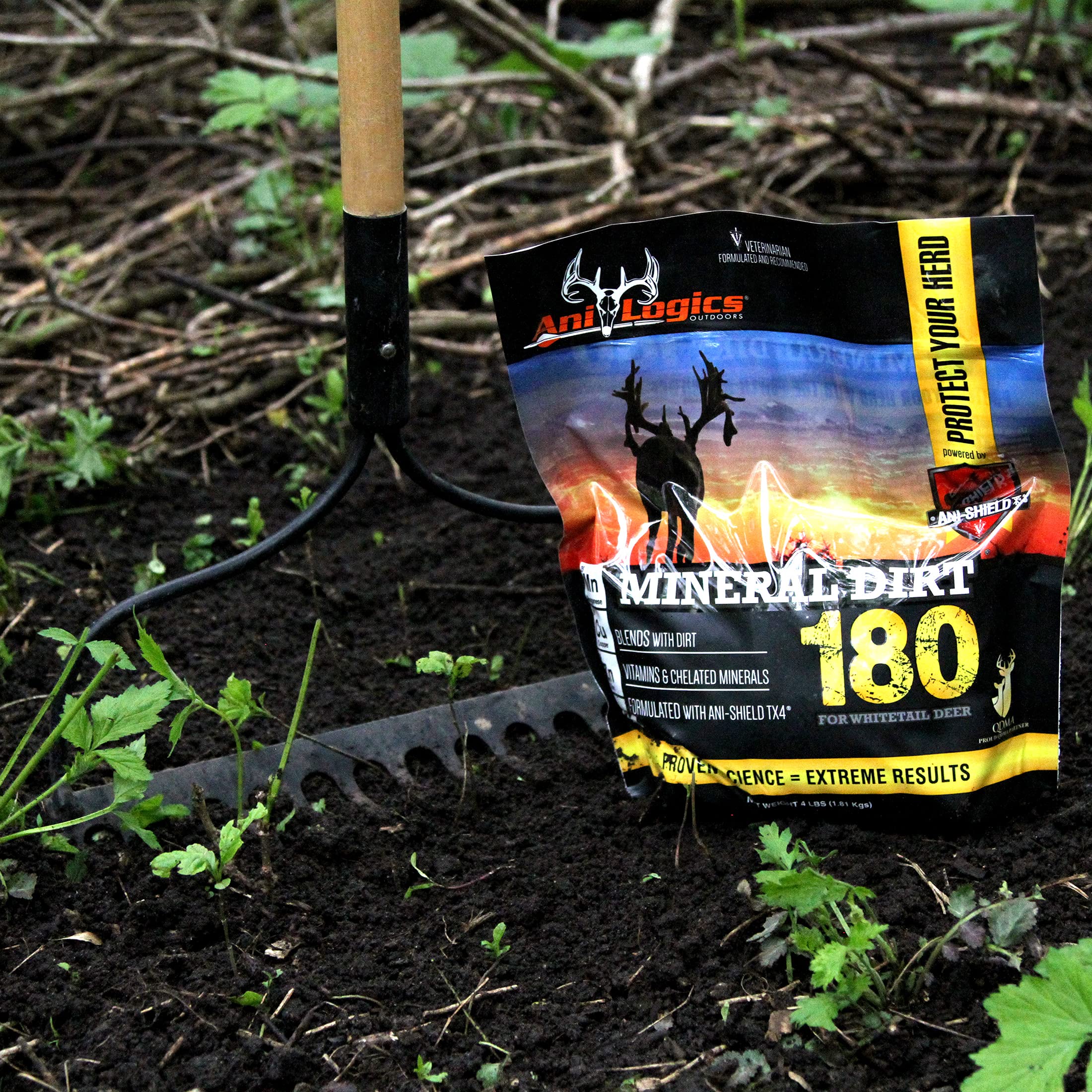 Ani-Logics Outdoors Mineral Dirt 180 antler growth and nutrition support