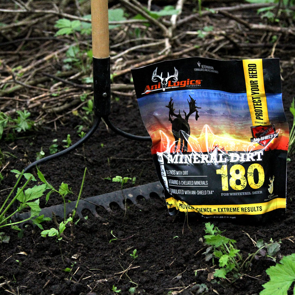 Ani-Logics Outdoors Mineral Dirt 180 antler growth and nutrition support