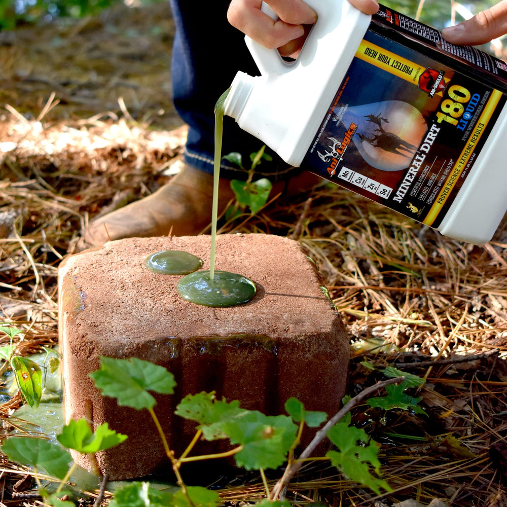 Ani-Logics Outdoors Mineral Dirt 180 instant lick site supports natural foraging